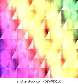 Background abstract for design. Vector illustration. Colorful mosaic banner. Pattern seamless geometric with decorative elements. Print on textile.