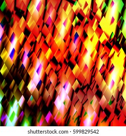 Background abstract for design. Vector illustration. Colorful mosaic banner. Pattern seamless geometric with decorative elements. Print on textile.