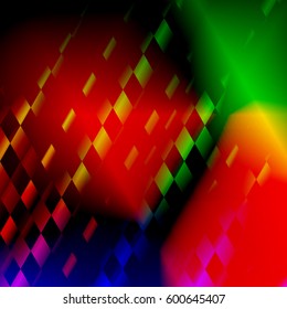 Background abstract for design. Vector illustration. Colorful mosaic banner. Pattern seamless geometric with decorative elements. Print on textile.