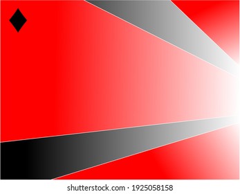 Background abstract. Diamond poker card symbol. Can be used as a game card, name, banner, cover, black and red pattern background.