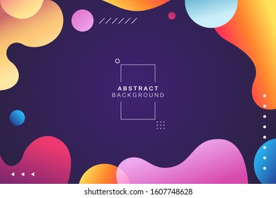 Background abstract dynamic style with trendy color gradation