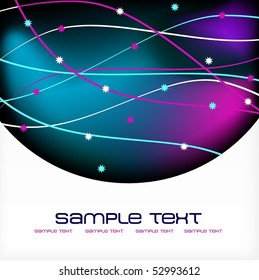 Background with abstract Earth, vector