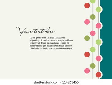 Background with abstract elements