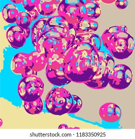 background with abstract fashionable grunge pattern