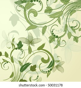 background abstract floral pattern