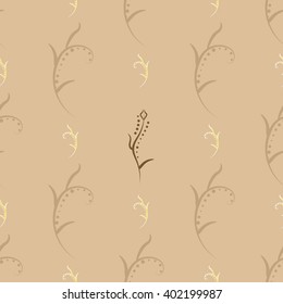 Background with abstract floral pattern in pastel color