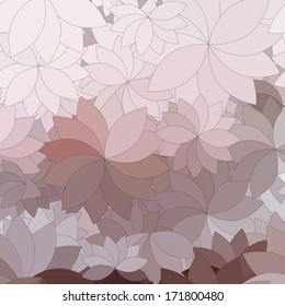background of the abstract flowers and petals. pink, brown color. 