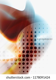 Background abstract fluid colors design, vector trendy template