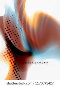 Background abstract fluid colors design, vector trendy template