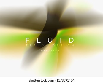 Background abstract fluid colors design, vector trendy template