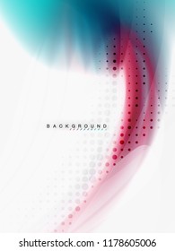 Background abstract fluid colors design, vector trendy template