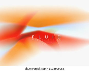 Background abstract fluid colors design, vector trendy template