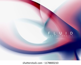 Background abstract fluid colors design, vector trendy template