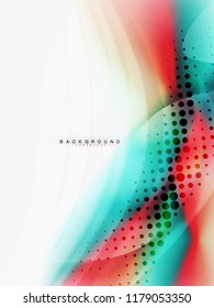 Background abstract fluid colors design, vector trendy template