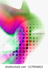 Background abstract fluid colors design, vector trendy template