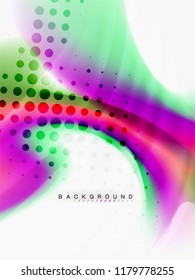 Background abstract fluid colors design, vector trendy template