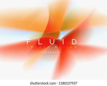 Background abstract fluid colors design, vector trendy template