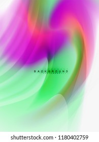 Background abstract fluid colors design, vector trendy template