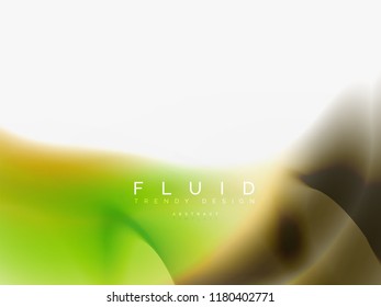 Background abstract fluid colors design, vector trendy template