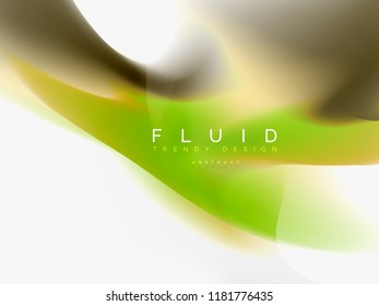 Background abstract fluid colors design, vector trendy template