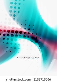 Background abstract fluid colors design, vector trendy template