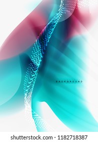 Background abstract fluid colors design, vector trendy template