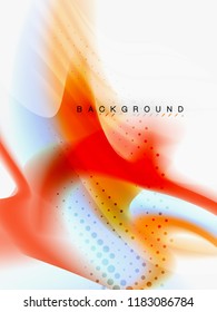 Background abstract fluid colors design, vector trendy template