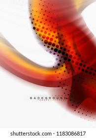 Background abstract fluid colors design, vector trendy template