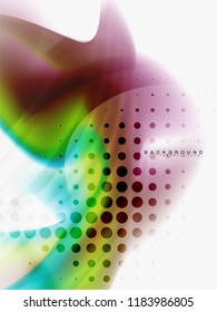 Abstraktes Design von Hintergrundfarben, Vektorgrafik-Trendvorlage