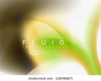 Background abstract fluid colors design, vector trendy template