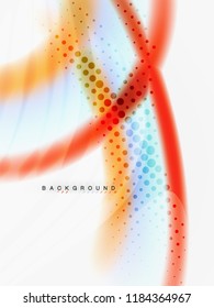 Diseño de colores de fluidos abstractos de fondo, plantilla de moda vectorial