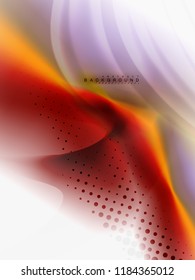 Background abstract fluid colors design, vector trendy template