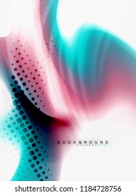 Background abstract fluid colors design, vector trendy template