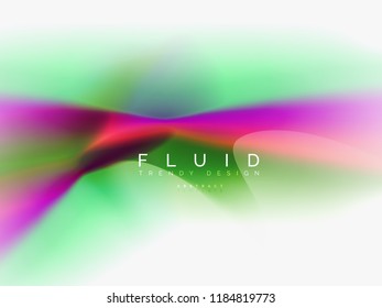 Background abstract fluid colors design, vector trendy template