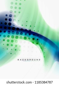 Diseño de colores de fluidos abstractos de fondo, plantilla de moda vectorial