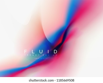 Background abstract fluid colors design, vector trendy template