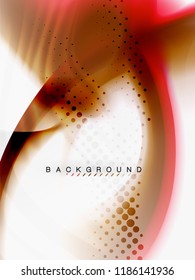 Background abstract fluid colors design, vector trendy template