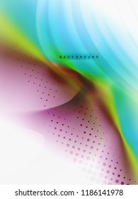 Background abstract fluid colors design, vector trendy template
