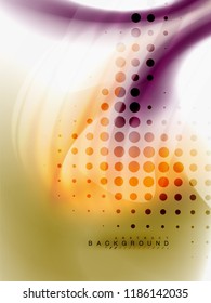 Diseño de colores de fluidos abstractos de fondo, plantilla de moda vectorial