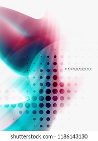 Background abstract fluid colors design, vector trendy template