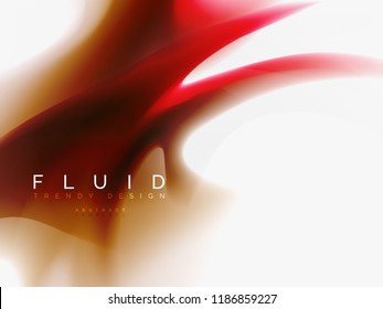Background abstract fluid colors design, vector trendy template