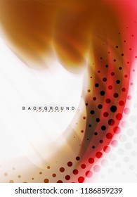 Background abstract fluid colors design, vector trendy template