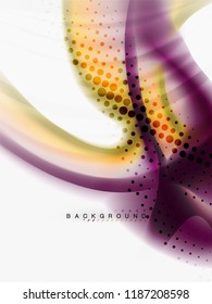 Background abstract fluid colors design, vector trendy template