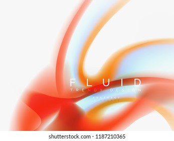 Background abstract fluid colors design, vector trendy template