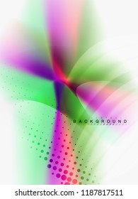 Background abstract fluid colors design, vector trendy template
