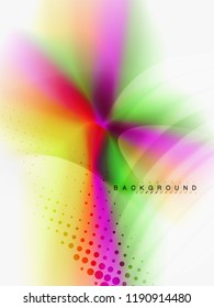 Background abstract fluid colors design, vector trendy template