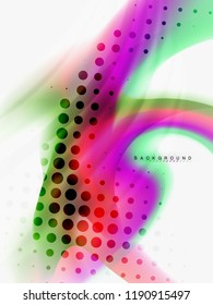 Background abstract fluid colors design, vector trendy template