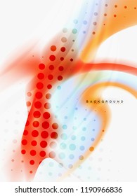 Background abstract fluid colors design, vector trendy template