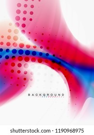Diseño de colores de fluidos abstractos de fondo, plantilla de moda vectorial