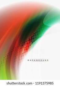 Background abstract fluid colors design, vector trendy template